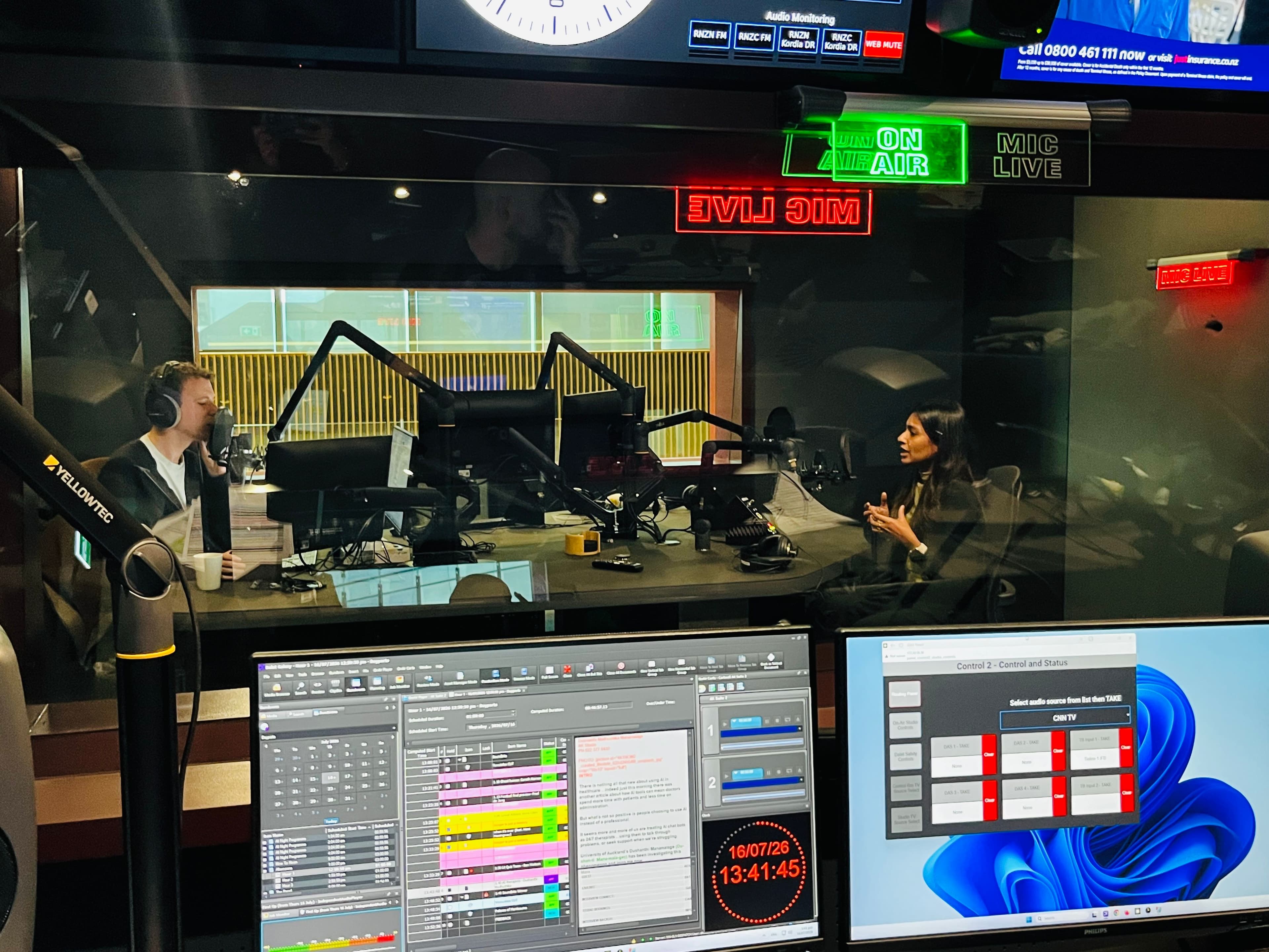 "More of us are using AI are therapists - should we be?" Interview at RNZ Afternoons